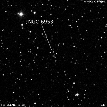 NGC 6953 - группа звёзд. Описание NGC 6953:, Объект глубокого космоса в созвездии Цефей