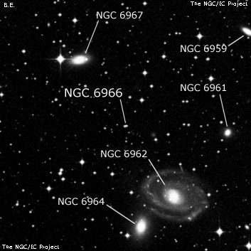 NGC 6966 - две звезды. Описание NGC 6966:, Двойная звезда в созвездии Водолей