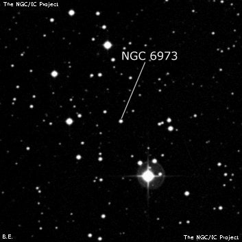 NGC 6973 - одиночная звезда. Описание NGC 6973:, Двойная звезда в созвездии Водолей