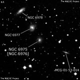 NGC 6975 - галактика. Описание NGC 6975:, Объект глубокого космоса в созвездии Водолей