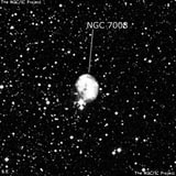 NGC 7008 - планетарная туманность. Описание NGC 7008:, Планетарная туманность в созвездии Лебедь