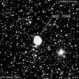 NGC 7048 - планетарная туманность. Описание NGC 7048:, Планетарная туманность в созвездии Лебедь