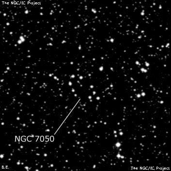 NGC 7050 - группа звёзд. Описание NGC 7050:, Рассеянное скопление в созвездии Лебедь