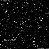 NGC 7050 - группа звёзд. Описание NGC 7050:, Рассеянное скопление в созвездии Лебедь