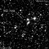 NGC 7058 - группа звёзд. Описание NGC 7058:, Рассеянное скопление в созвездии Лебедь