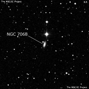 NGC 7068 - галактика. Описание NGC 7068:, Галактика в созвездии Пегас