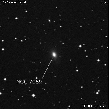 NGC 7069 - галактика. Описание NGC 7069:, Галактика в созвездии Водолей