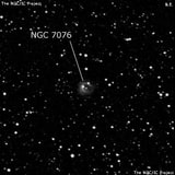 NGC 7076 - планетарная туманность. Описание NGC 7076:, Планетарная туманность в созвездии Цефей