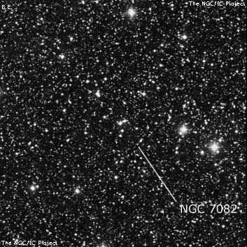 NGC 7082 - рассеянное скопление звёзд. Описание NGC 7082:, Рассеянное скопление в созвездии Лебедь