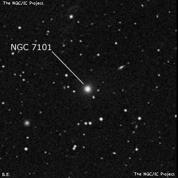 NGC 7101 - галактика. Описание NGC 7101:, Галактика в созвездии Пегас