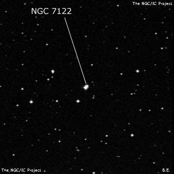 NGC 7122 - две звезды. Описание NGC 7122:, Двойная звезда в созвездии Козерог
