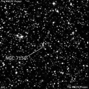 NGC 7150 - группа звёзд. Описание NGC 7150:, Объект глубокого космоса в созвездии Лебедь