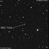 NGC 7161 - две звезды. Описание NGC 7161:, Объект глубокого космоса в созвездии Пегас