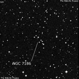 NGC 7186 - группа звёзд. Описание NGC 7186:, Объект глубокого космоса в созвездии Пегас