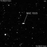NGC 7215 - линзовидная галактика. Описание NGC 7215:, Галактика в созвездии Водолей