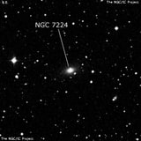 NGC 7224 - эллиптическая галактика. Описание NGC 7224:, Галактика в созвездии Пегас