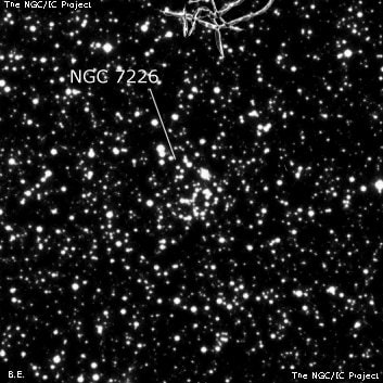 NGC 7226 - рассеянное скопление звёзд. Описание NGC 7226:, Рассеянное скопление в созвездии Цефей