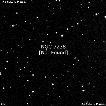 NGC 7238 - по указанным Генри Дрейером координатам, объект повторно не найден; . Описание NGC 7238:, Объект глубокого космоса в созвездии Пегас