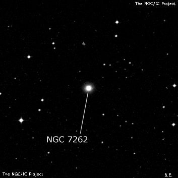 NGC 7262 - линзовидная галактика. Описание NGC 7262:, Галактика в созвездии Южная Рыба