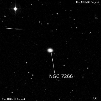 NGC 7266 - спиральная галактика. Описание NGC 7266:, Галактика в созвездии Водолей
