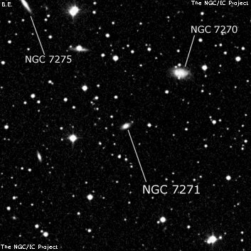 NGC 7271 - линзовидная галактика. Описание NGC 7271:, Галактика в созвездии Пегас