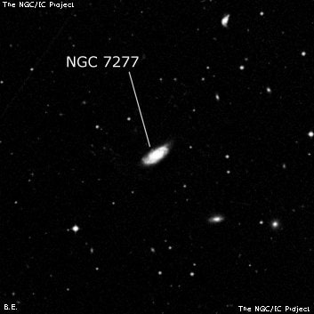 NGC 7277 - спиральная галактика. Описание NGC 7277:, Галактика в созвездии Южная Рыба