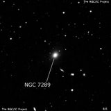 NGC 7289 - линзовидная галактика. Описание NGC 7289:, Галактика в созвездии Южная Рыба