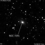 NGC 7291 - линзовидная галактика. Описание NGC 7291:, Галактика в созвездии Пегас