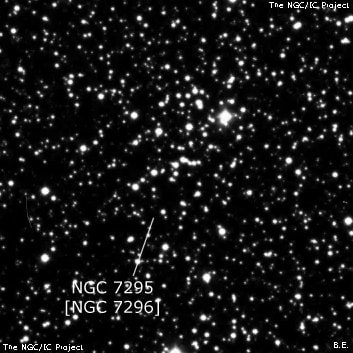 NGC 7295 - рассеянное скопление звёзд. Описание NGC 7295:, Объект глубокого космоса в созвездии Ящерица