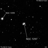 NGC 7297 - галактика. Описание NGC 7297:, Галактика в созвездии Журавль