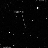 NGC 730 - одиночная звезда. Описание NGC 730:, Двойная звезда в созвездии Рыбы