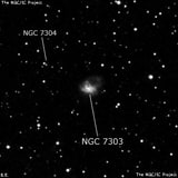 NGC 7303 - галактика. Описание NGC 7303:, Галактика в созвездии Пегас