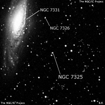 NGC 7325 - две звезды. Описание NGC 7325:, Двойная звезда в созвездии Пегас