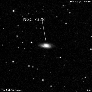 NGC 7328 - галактика. Описание NGC 7328:, Галактика в созвездии Пегас