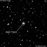 NGC 7343 - спиральная галактика с баром. Описание NGC 7343:, Галактика в созвездии Пегас