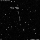 NGC 7353 - галактика. Описание NGC 7353:, Галактика в созвездии Пегас
