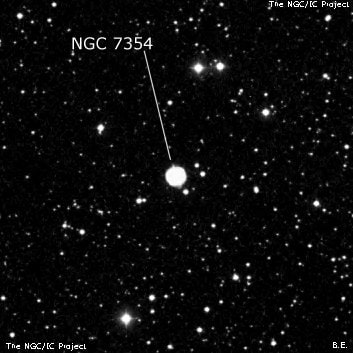 NGC 7354 - планетарная туманность. Описание NGC 7354:, Планетарная туманность в созвездии Цефей