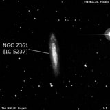 NGC 7361 - спиральная галактика. Описание NGC 7361:, Галактика в созвездии Южная Рыба