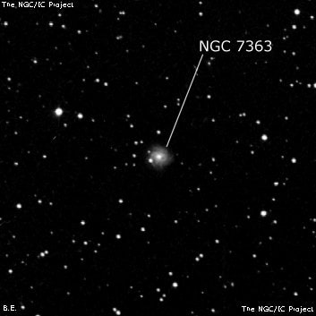 NGC 7363 - спиральная галактика с баром. Описание NGC 7363:, Галактика в созвездии Пегас
