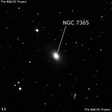 NGC 7365 - галактика. Описание NGC 7365:, Галактика в созвездии Водолей