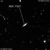 NGC 7367 - галактика. Описание NGC 7367:, Галактика в созвездии Пегас