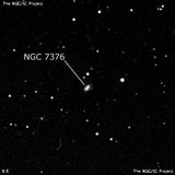 NGC 7376 - линзовидная галактика. Описание NGC 7376:, Галактика в созвездии Пегас