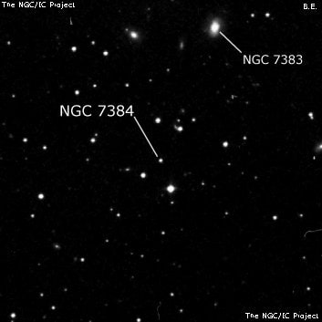 NGC 7384 - одиночная звезда. Описание NGC 7384:, Двойная звезда в созвездии Пегас