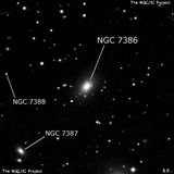 NGC 7386 - линзовидная галактика. Описание NGC 7386:, Галактика в созвездии Пегас