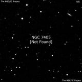 NGC 7405 - по указанным Генри Дрейером координатам, объект повторно не найден; . Описание NGC 7405:, Галактика в созвездии Пегас