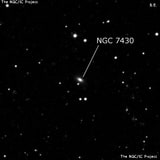 NGC 7430 - спиральная галактика. Описание NGC 7430:, Галактика в созвездии Пегас