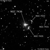 NGC 7436 - эллиптическая галактика. Описание NGC 7436:, Галактика в созвездии Пегас
