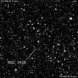 NGC 7438 - группа звёзд. Описание NGC 7438:, Рассеянное скопление в созвездии Кассиопея