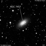 NGC 7457 - галактика. Описание NGC 7457:, Галактика в созвездии Пегас