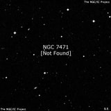 NGC 7471 - по указанным Генри Дрейером координатам, объект повторно не найден; . Описание NGC 7471:, Объект глубокого космоса в созвездии Водолей